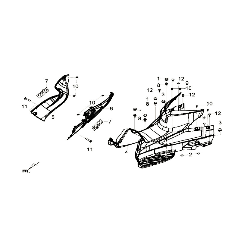 BAS DE CAISSE GAUCHE BJ-433S