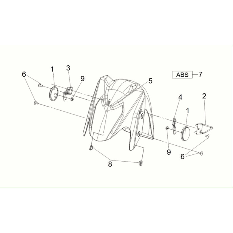 FR FENDER ( BU-2747U )