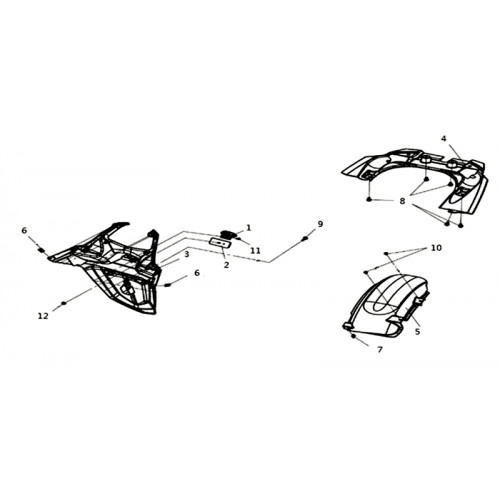 RR. INNER FENDER ASSY