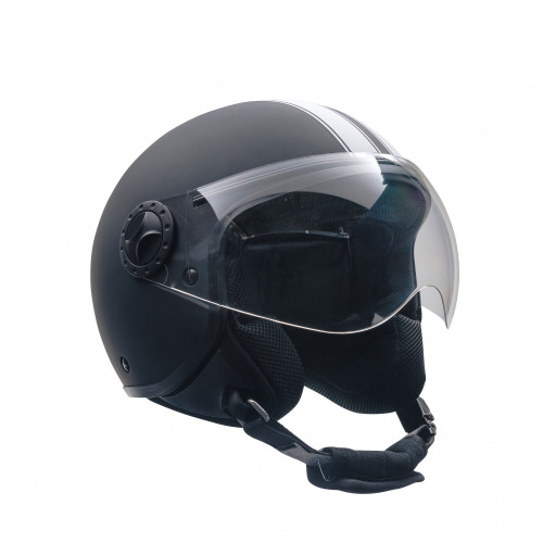 CASQUE SYM1 DECO NOIR MAT BK007U XL
