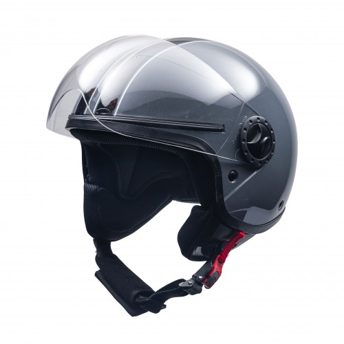 HELMET SYM1 DECO GREY GY-430C M