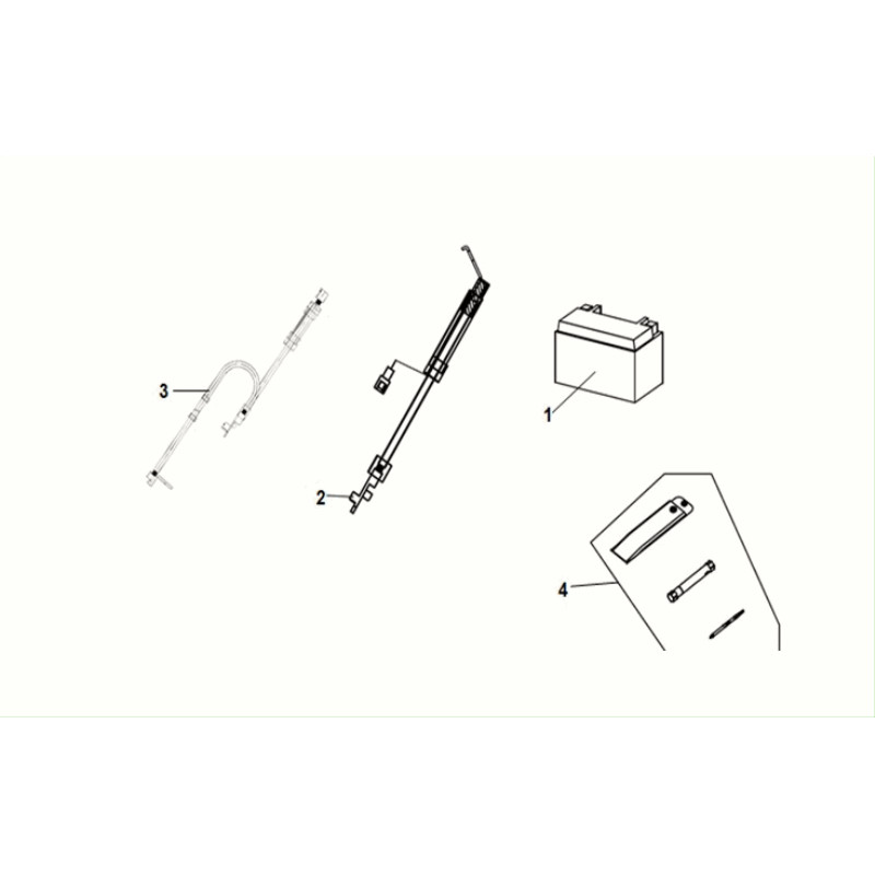 BATTERIE YTZ10S-BS - PIECES ORIGINE SYM