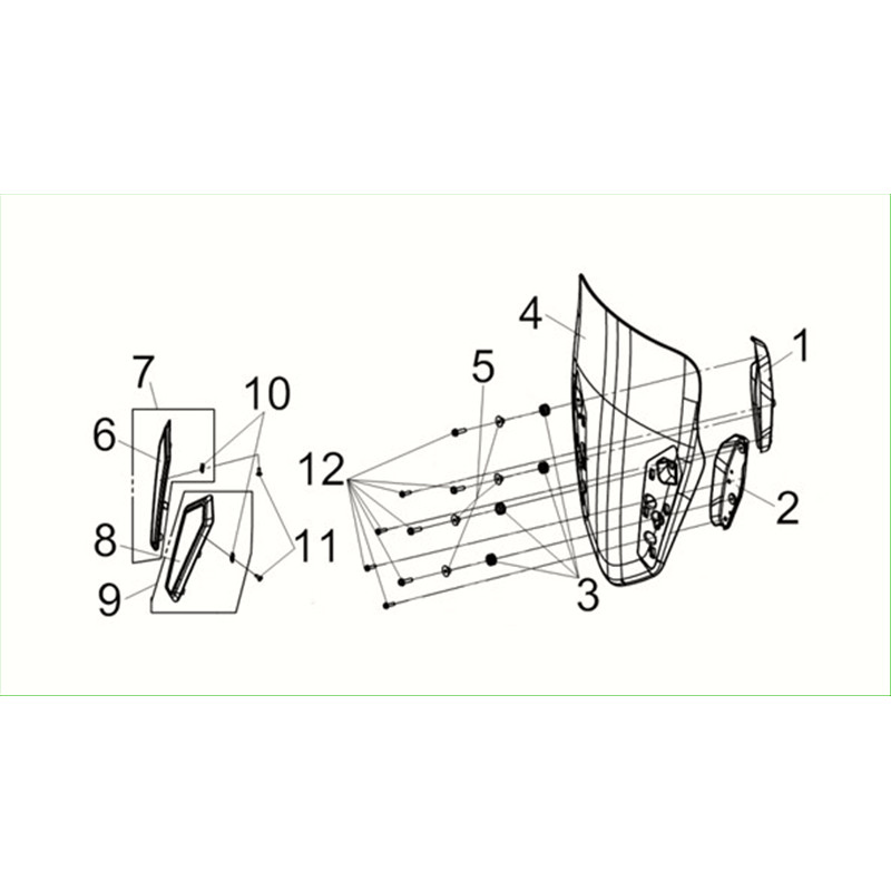 WIND SCREEN ASSY