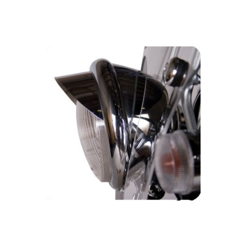 CASQUETTE DE PHARE CHROMEE CELLO