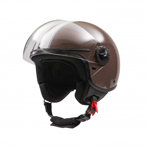 HELMET RIDER+ DECO LIGHT BROWN XL
