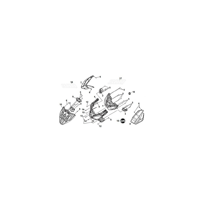 L. FR. SIDE COVER(GY-430C)